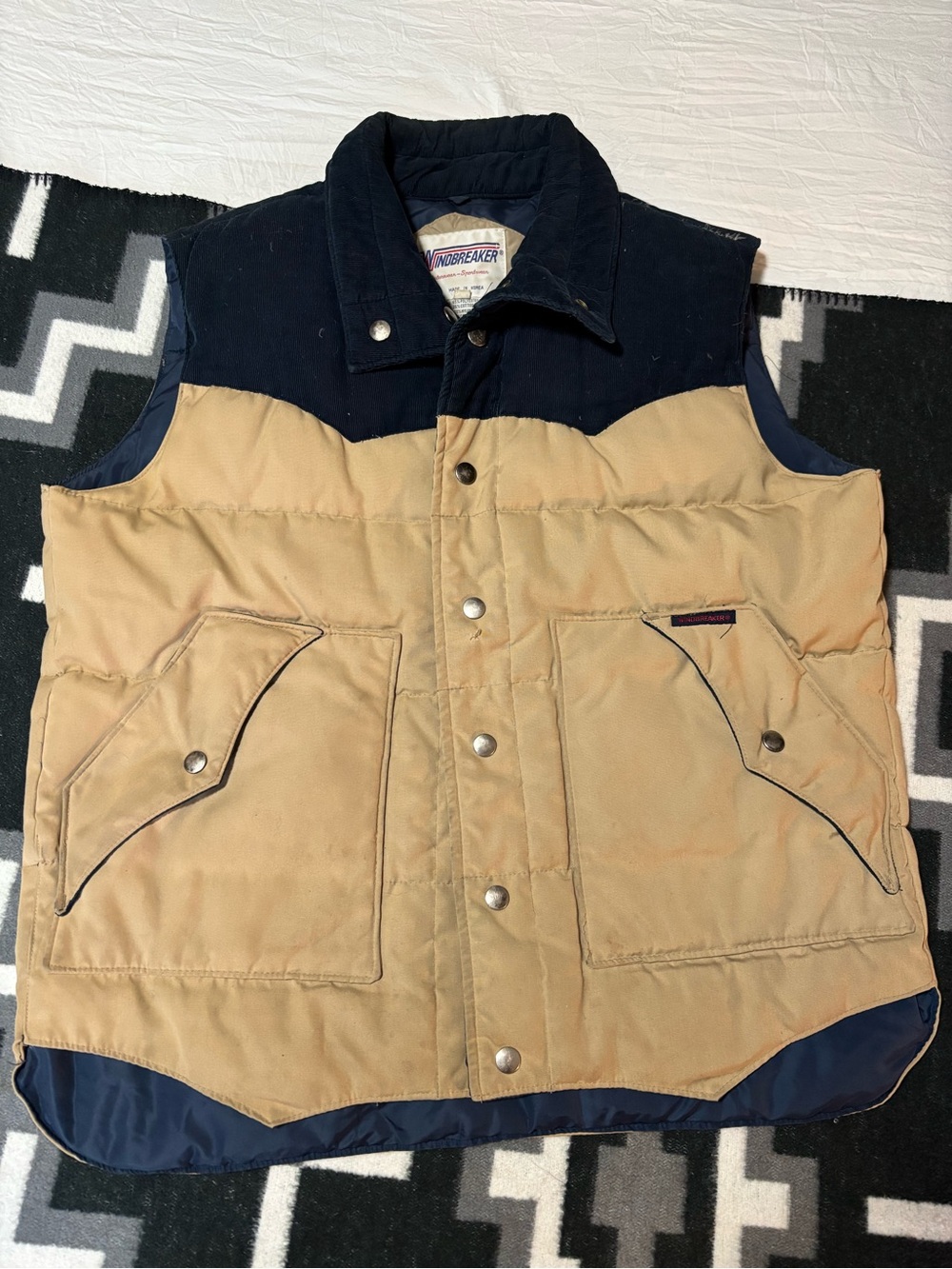 Vintage puffer vest men’s